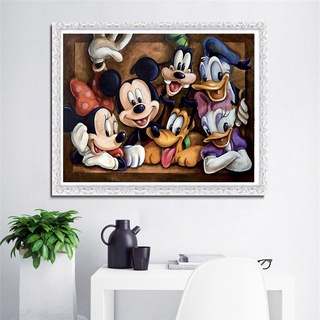 Diamondpainting DIY 5D Diamond Painting Full Drill Kit, Mickey Mouse & Friends, Disney for Wall An #2