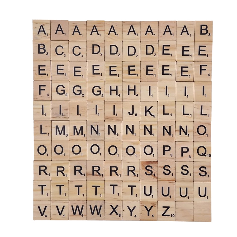 100pcs Diy Wooden Alphabet Literacy Box Puzzle Toy Shopee Philippines