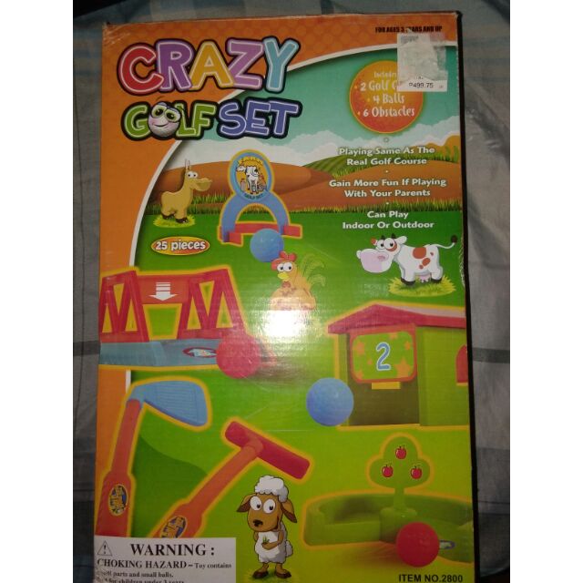 crazy golf toy