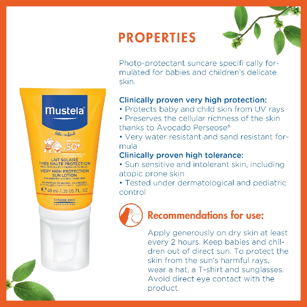 mustela high protection sun lotion