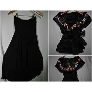 filipiniana black gown