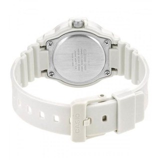 Casio (LRW-200H-1EVDF) White Resin Strap 100 Meter Quartz Watch for Women #3