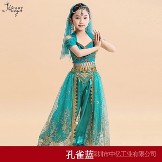 Children's Belly Dance New Jasmine Princess Costume Indian Aladdin Magic Lamp Girls' Performance #5