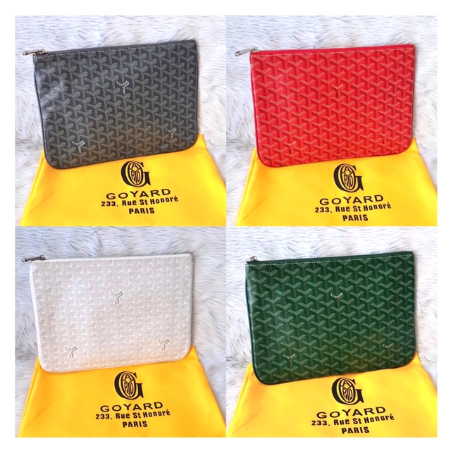 goyard envelope clutch