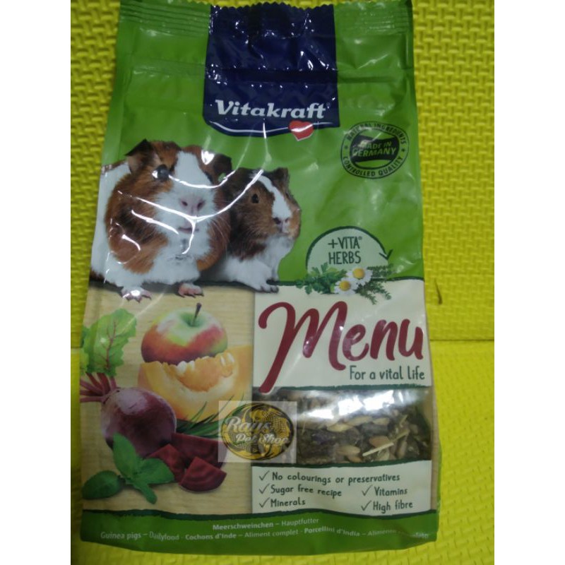 Menu vital guinea pig hamster food Vitakraft (400g) Shopee Philippines
