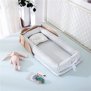 Cotton Portable Crib Bed Newborn Foldable Backpack Crib Baby Bionic Bed Breathable Sleep Nest #7