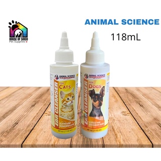 Animal Science Ear Cleanser for Cats & Dogs 118ml