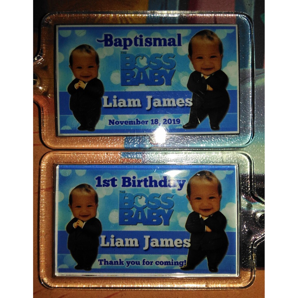 personalized baby keychain