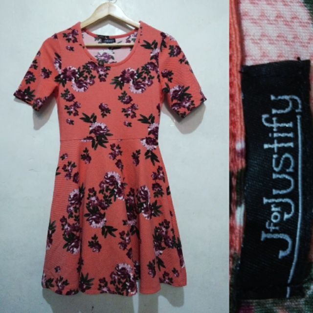 j for justify floral dress