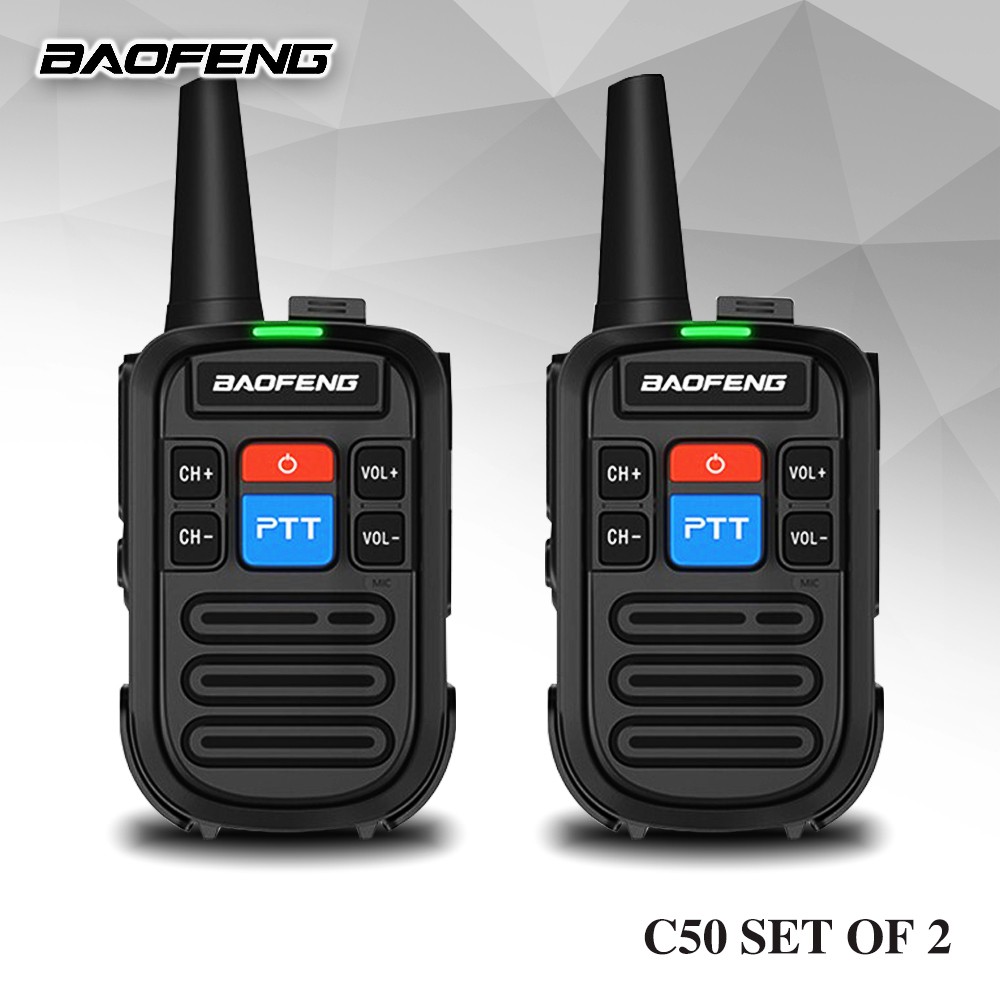 Baofeng BF-C50 Frequency 400-470MHz 16 Channels Mini Ultra Thin Walkie ...