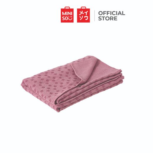 Miniso Sports Yoga Mat Towel (Purple) Shopee Philippines