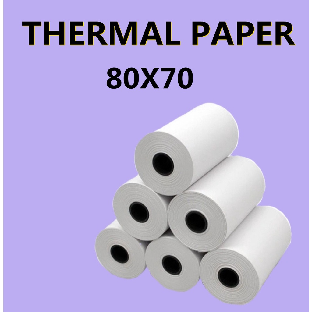 POS 80mm x 70mm Thermal Paper Pos Receipt for POS 80mm Printer thermal ...