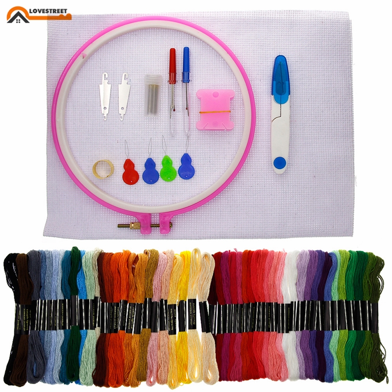 Sr Cross Stitch Tool Kit Embroidery Starter Kit Embroidery Needle Kit 1 Shopee Philippines