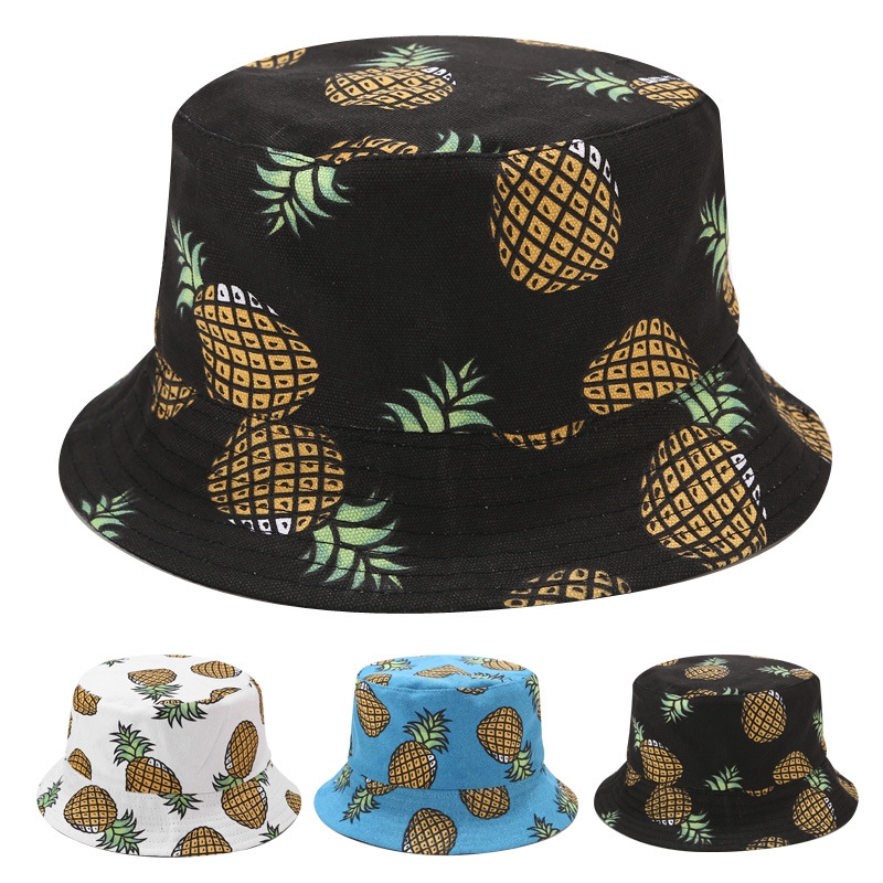 Japanese Art Fruit Pineapple Double-Sided Wear Versatile Simple Travel ...