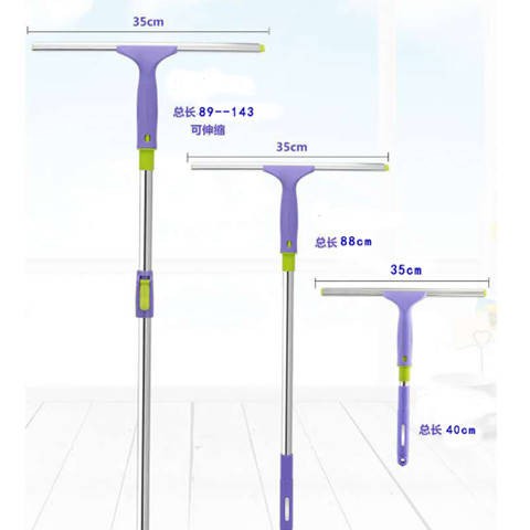 Glass Wiper Lap Kaca Artifak Rumah Tangga Tingkap Kaca Pengelap Batang Teleskopik Kaca Pencuci