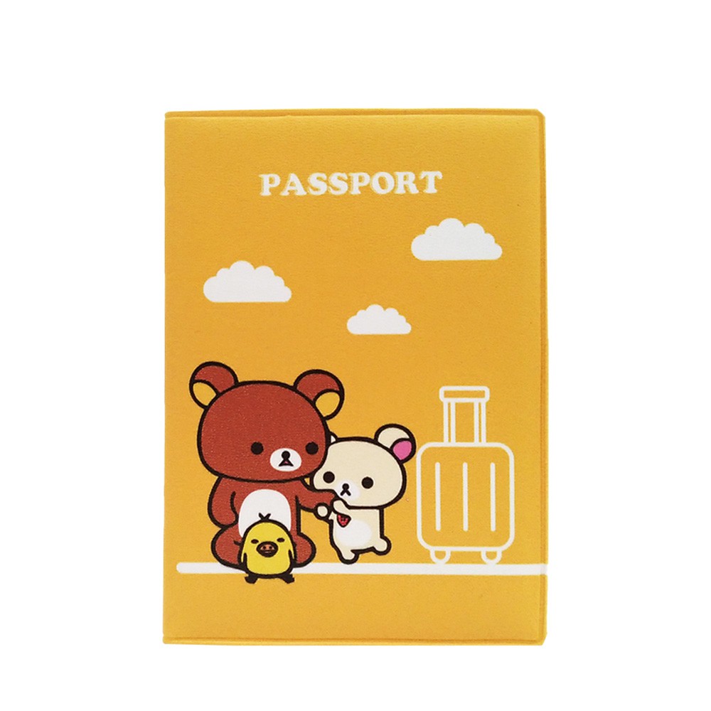 Passport Cover Rilakkuma Passport Holder Organizer Passport Case Document Protector Holder