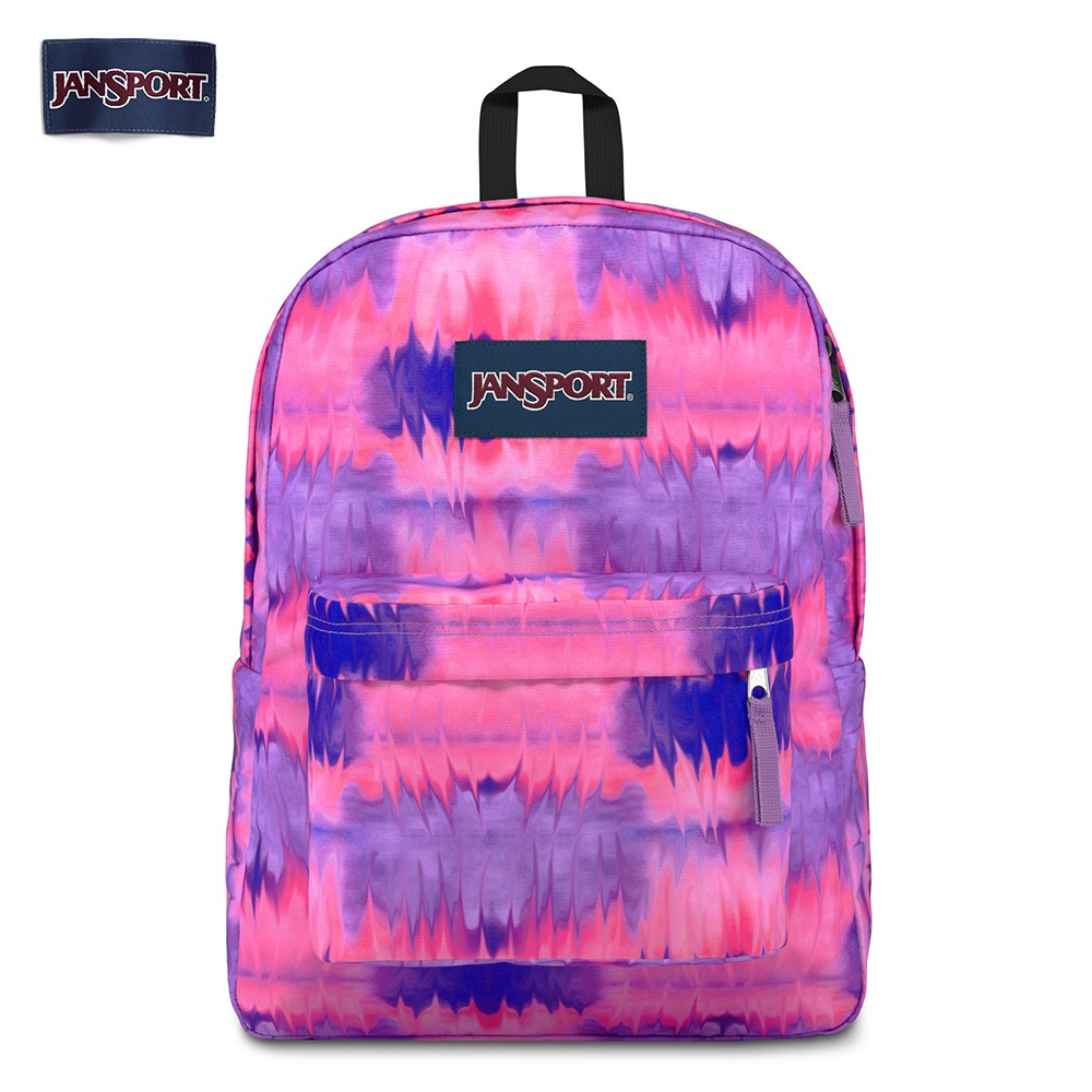 neon pink jansport backpack