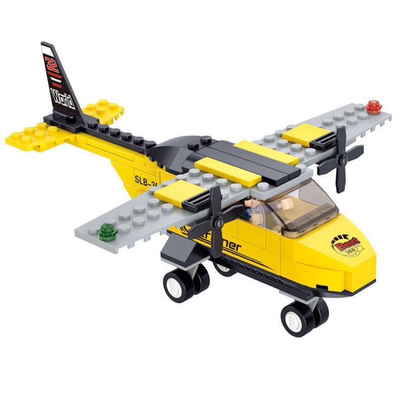 110Pcs Airplane Building Blocks Compatible Lego Educational Toys Gift