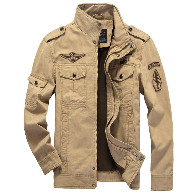 mens khaki jacket casual