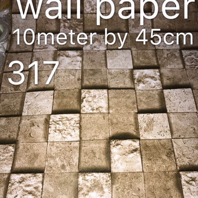 Pvc Wallpaper Self Adhesive Home Decor Sticker 317 Shopee