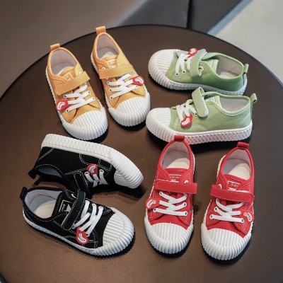 childrens canvas velcro shoes