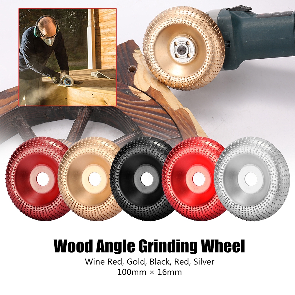 Red Wine Carving Abrasive Disc,Grinding Shaping Wheel Angle Grinder Polishing Accessories 100mm