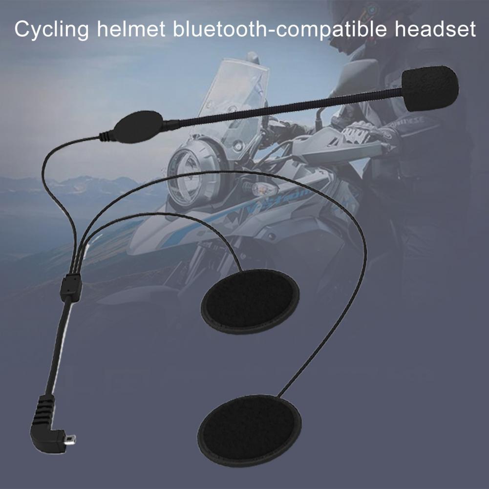 Useful Helmet Speaker Microphone Universal Eco friendly Widely