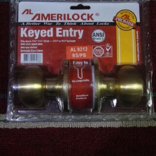 Amerilock Doorknob   Lockset Al9212 