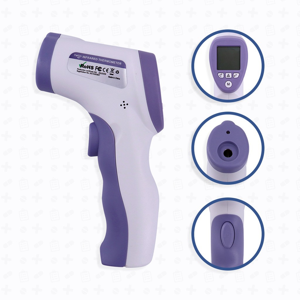 Infrared Thermometer | Non Contact LCD Display Thermal Scanner ...