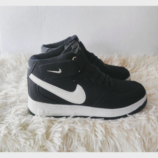 air force 1 black high cut
