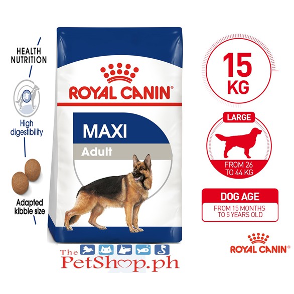 royal canin maxi adult 15kg