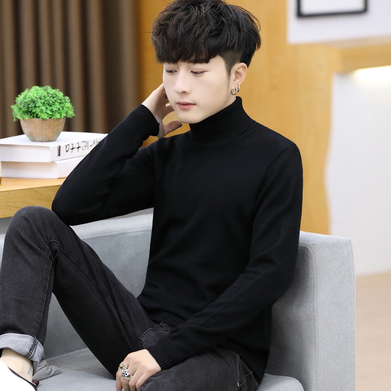 korean turtleneck sweater mens