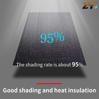 Anti-UV Sun Shade Net Shade Net Outdoor Garden Net Car Sunscreen Greenhouse Net Black Awning canopy #7