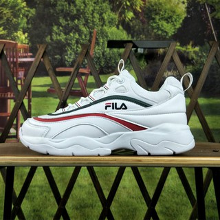 fila ray green and red