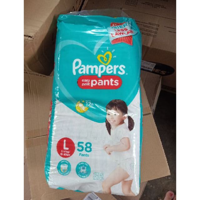 pampers pants large 58 price