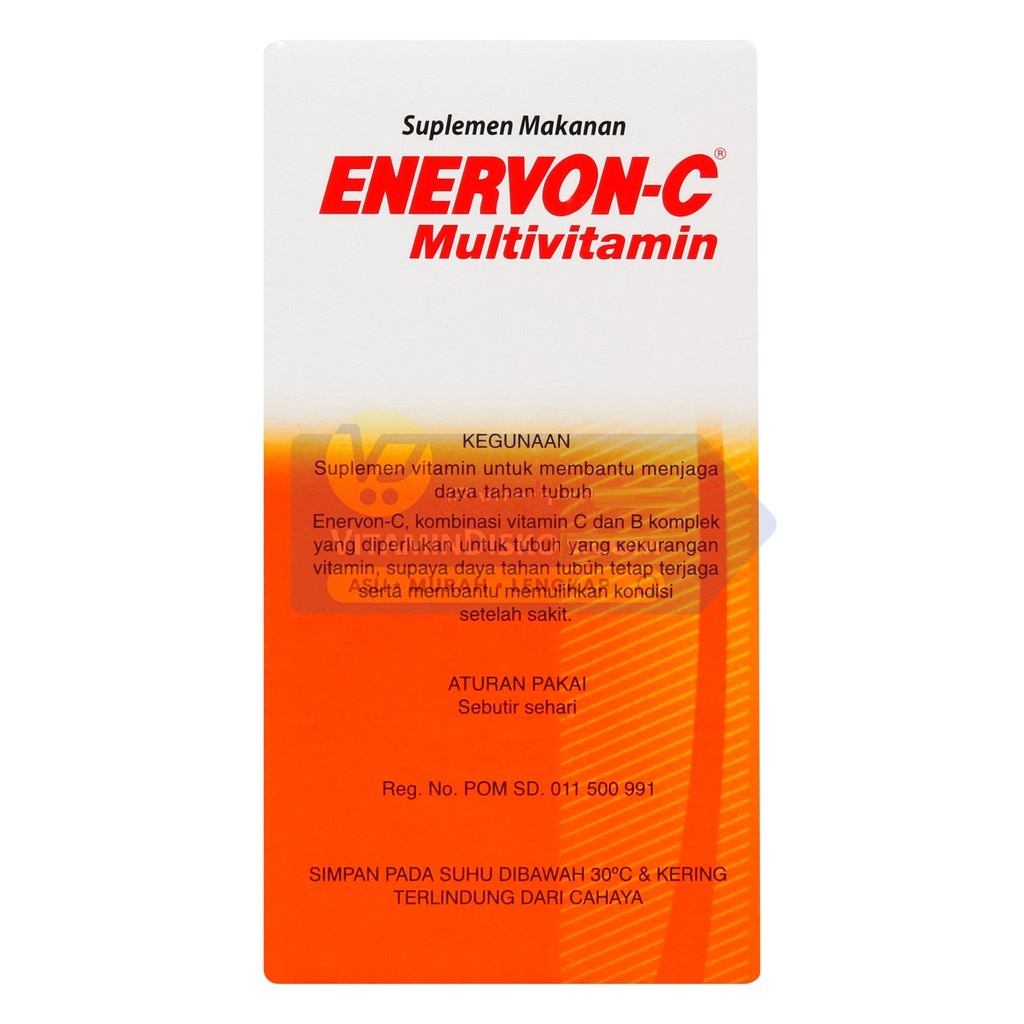 Enervon C 500 Mg 30 Tablets Multivitamin And Thickness Supplements