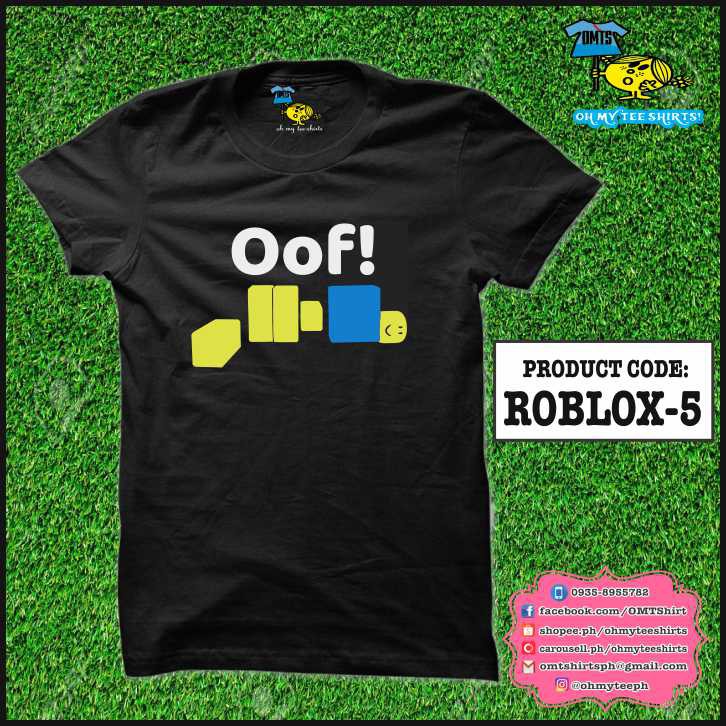 Roblox Shirts Direct Message Us For The Design Color And Size Shopee Philippines - ko shirt roblox