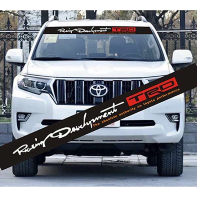 Car TRD Sticker Toyota Windshield Sticker A 7 Shopee Philippines