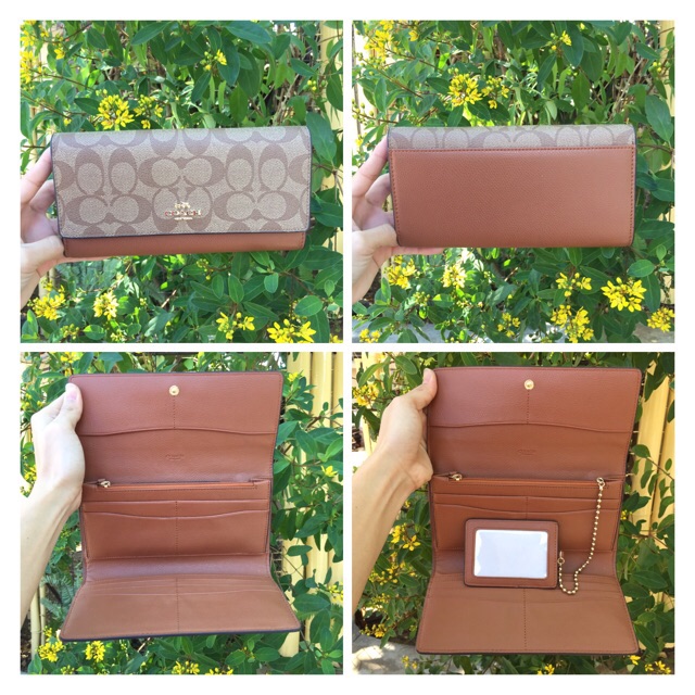 Coach TriFold wallet | Shopee Philippines