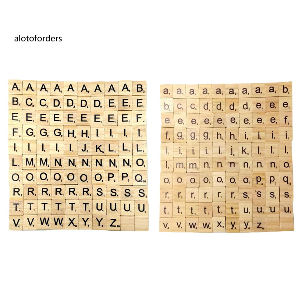 Kid S Toys 100pcs English Alphabet Word Scrapbooking Letter Block Puzzle Kids Children Toy Shopee Philippines