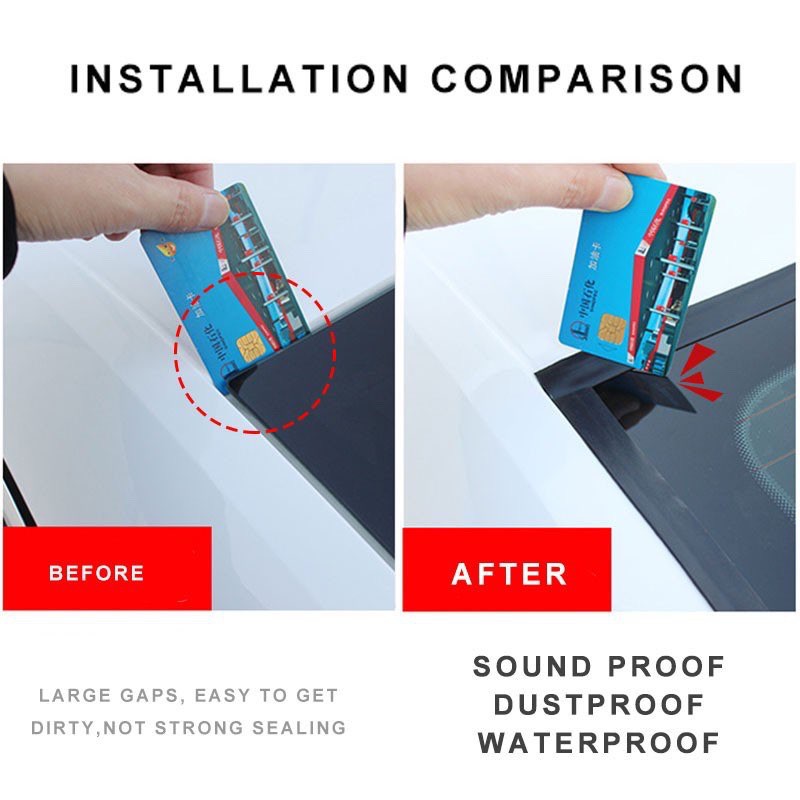 Rubber Car Window Seal Strip 2M Shopee Philippines