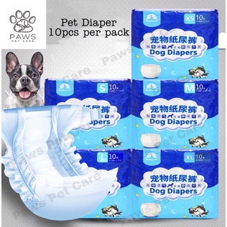 Pet Dog Disposable Diaper for Female Dogs 10pcs per pack