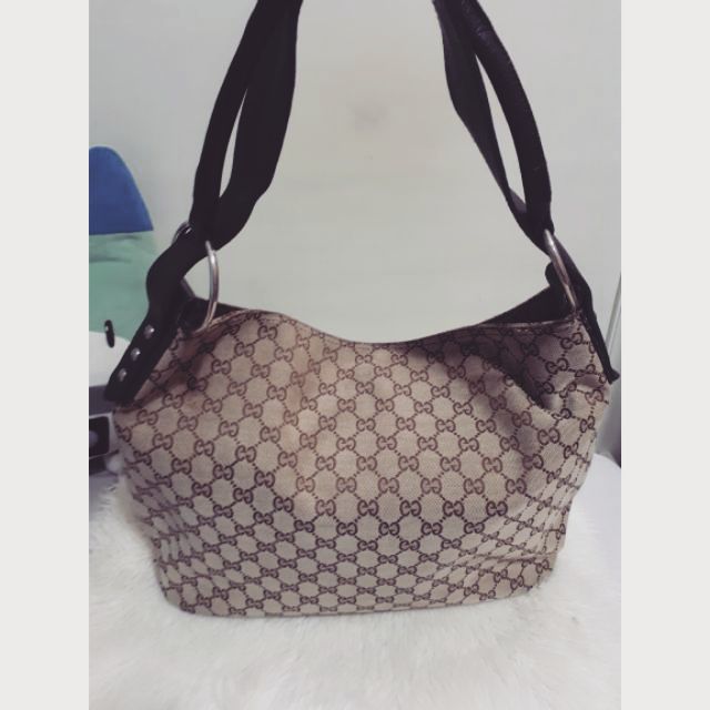gucci fabric tote bag