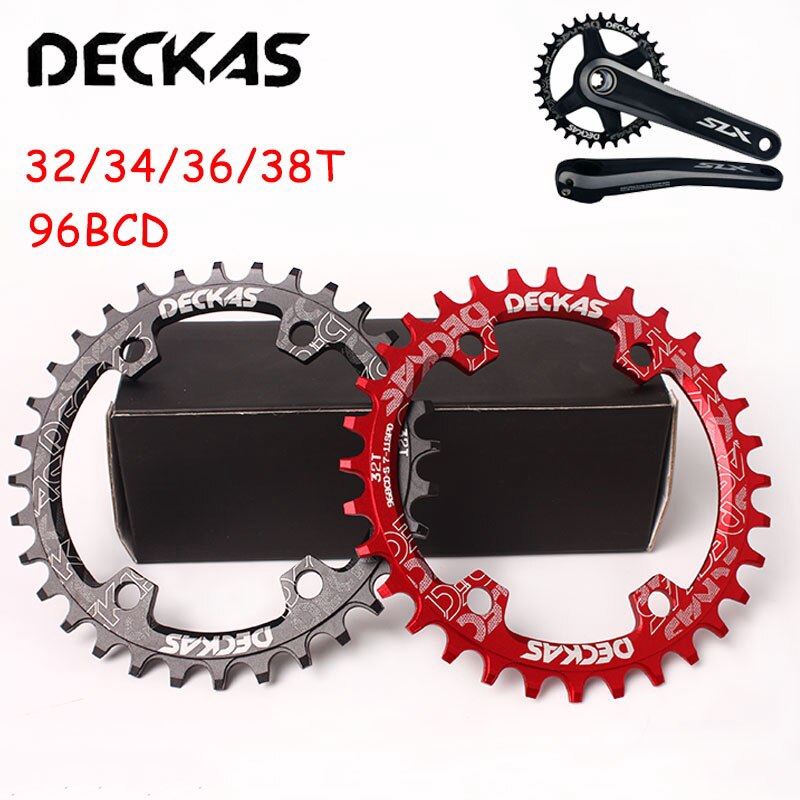 DECKAS Narrow Wide Chainring 96BCD-S MTB Bike Chain Ring Mountain Road ...