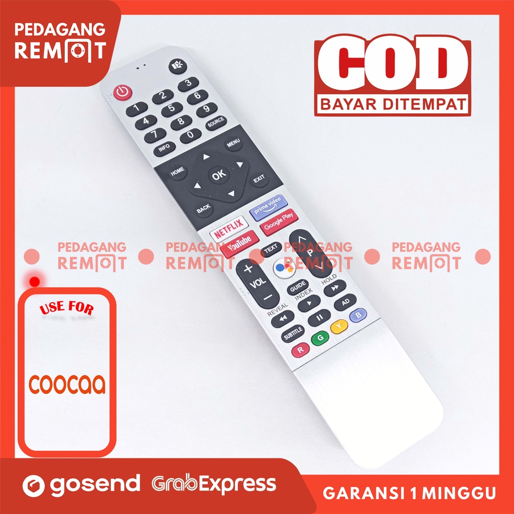 Original Coocaa TV Remote Control 43S6G 50S6G 65S6G 32S7G 40S7G Google ...