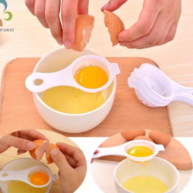 HEKKAW Egg White Yolk Seperator Divider Sifting Holder Tools Kitchen Accessory