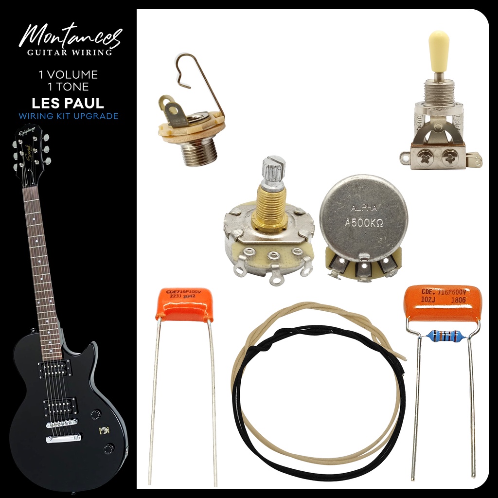 Les Paul Guitar Wiring Kit Metric Size | Shopee Philippines