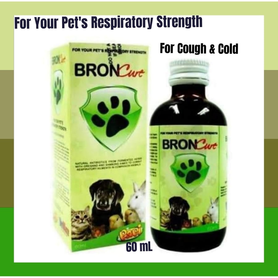 Papi Broncure For Pet's Cough and Colds (60mL) | Shopee Philippines