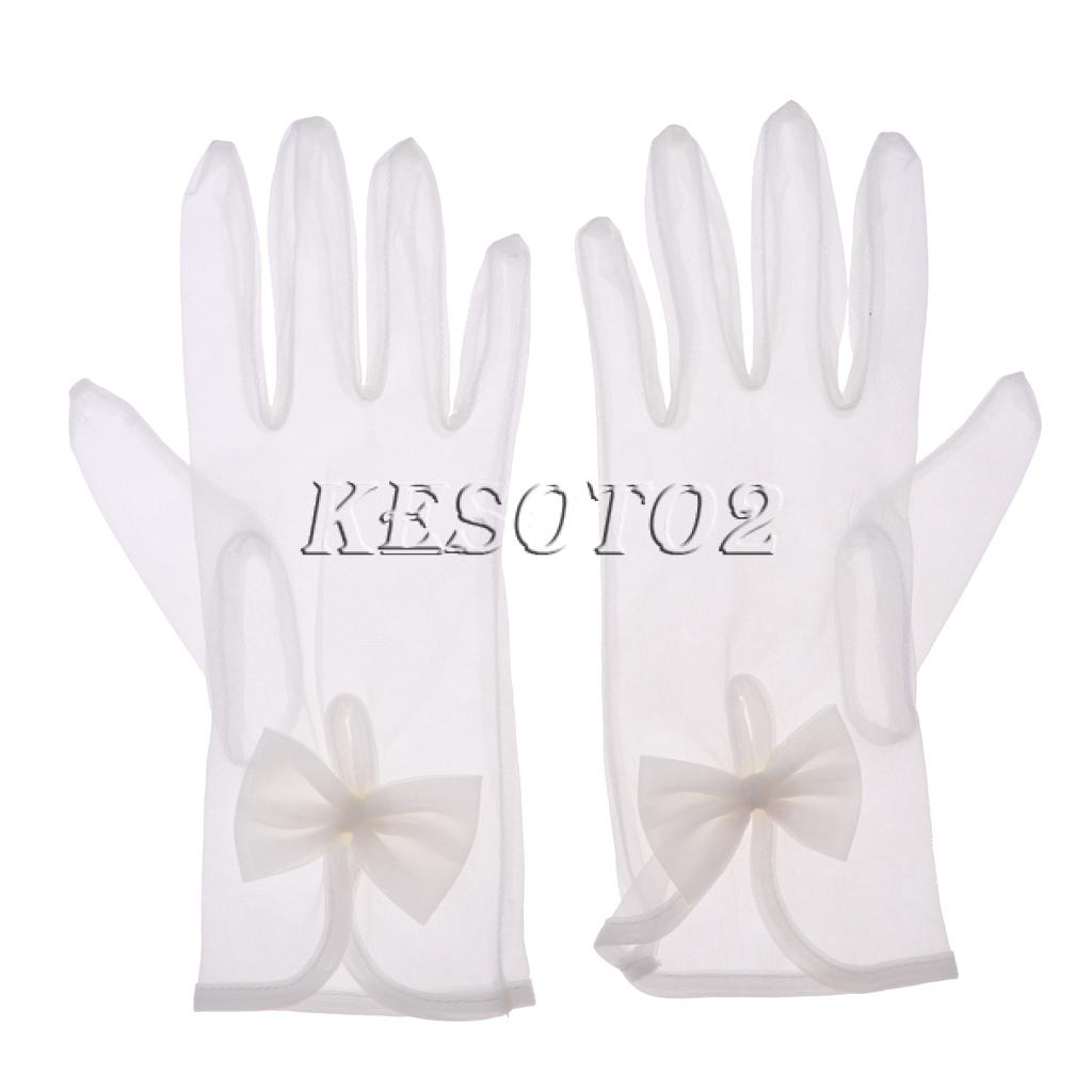 bridal short gloves