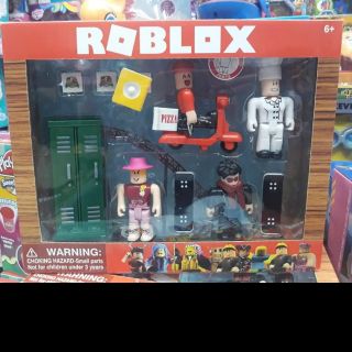 4pcs Set Virtual World Roblox Jailbreak Escape Pvc Action Figure Toy Collection Model Birthday Gift Shopee Philippines - roblox jailbreak great escape shopee philippines